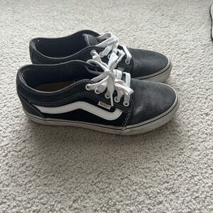 Vans Mens Classic Black and Gray Sneaker Men Size 7